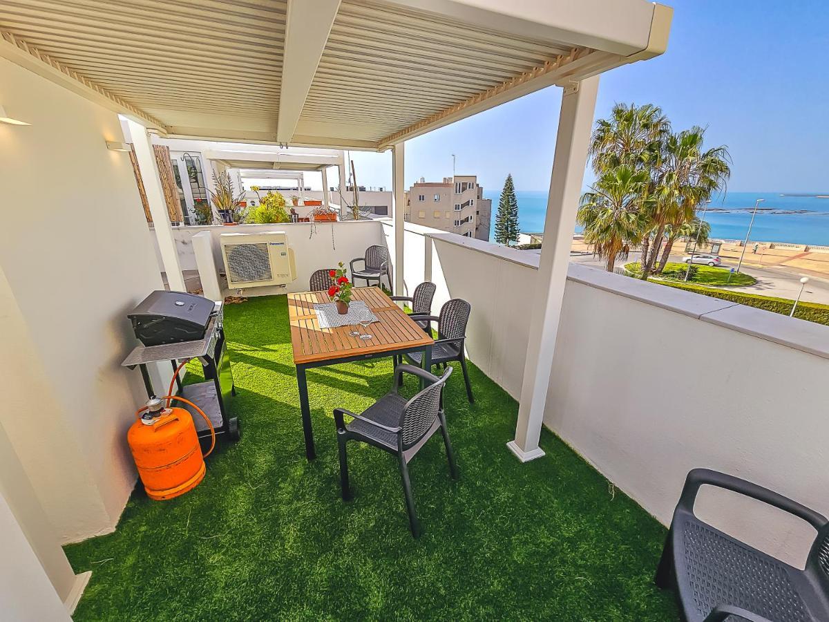 Oceanfront Duplex With A Rooftop Pool And Terrace El Puerto de Santa María Extérieur photo